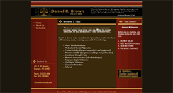 Desktop Screenshot of drbrown-law.com