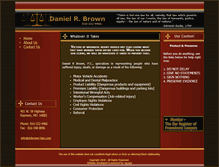 Tablet Screenshot of drbrown-law.com